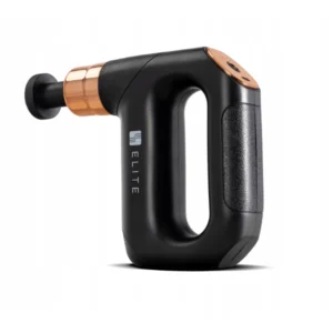 Pistol de masaj ME-MG05 cu 3 capete interschimbabile, negru