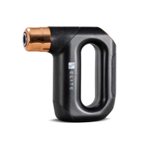 Pistol de masaj ME-MG05 cu 3 capete interschimbabile, negru