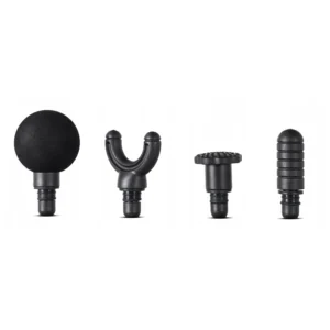 Pistol de masaj ME-MG08 cu 3 capete interschimbabile, albastru închis