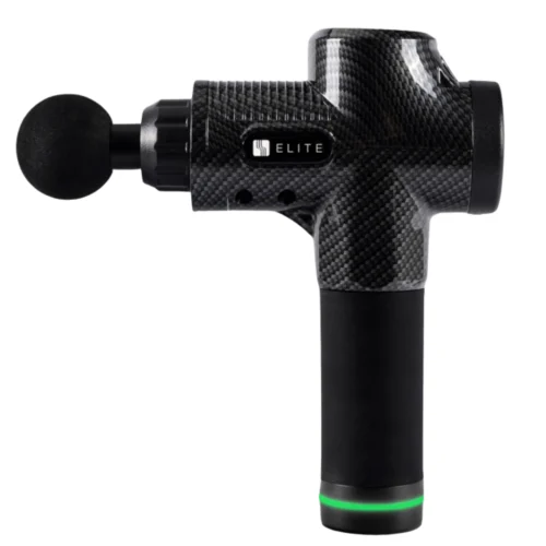 Pistol de masaj ME-MG09 cu 10 capete interschimbabile, negru