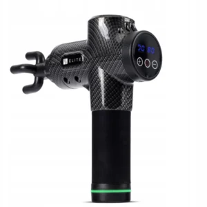 Pistol de masaj ME-MG09 cu 10 capete interschimbabile, negru