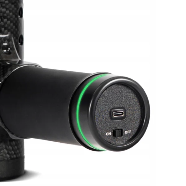 Pistol de masaj ME-MG09 cu 10 capete interschimbabile, negru