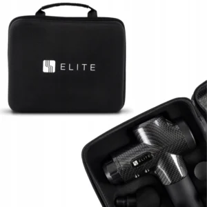 Pistol de masaj ME-MG09 cu 10 capete interschimbabile, negru