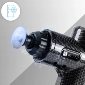 Pistol de masaj ME-MG09 cu 10 capete interschimbabile, negru