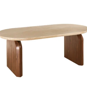 Masă extensibilă CLARK 120-160 cm Negru lucios