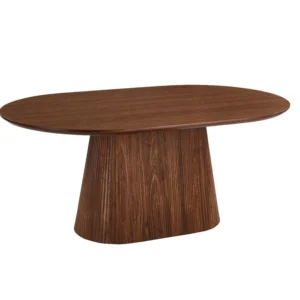 Masa ovală GIANNI 180 cm Nuc