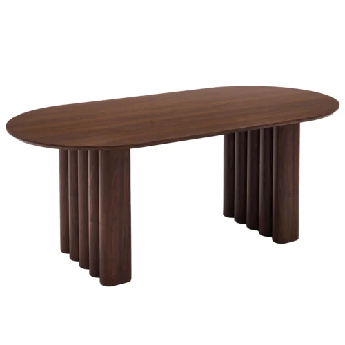 Masă ovală DARIO 200 cm Nuc
