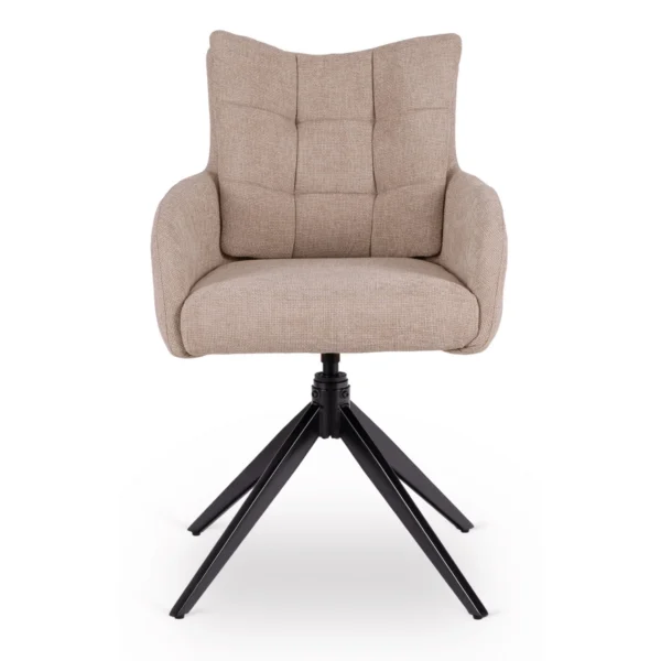JULY Scaun pivotant bej pentru sufragerie