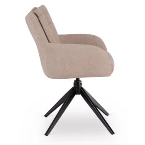 JULY Scaun pivotant bej pentru sufragerie