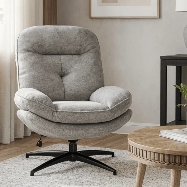 Scaun pivotant MESA, gri