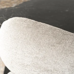 Scaun pivotant ALVARO Grey Boucle pentru sufragerie