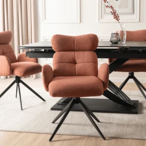 product-3858-1 Scaun pivotant ALVARO Rude pentru sufragerie