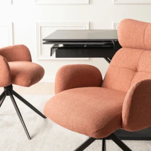 product-3858-2 Scaun pivotant ALVARO Rude pentru sufragerie