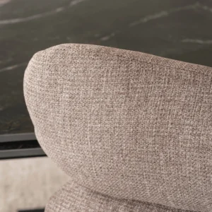 Scaun pivotant ALVARO Brown pentru sufragerie