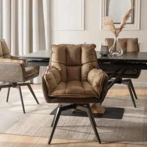 Scaun pivotant ISLA maro