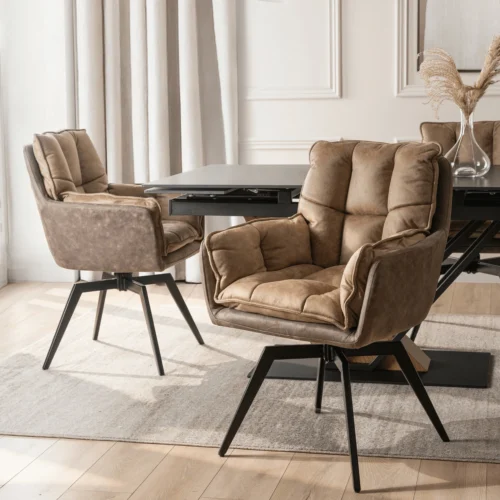 Scaun pivotant ISLA maro