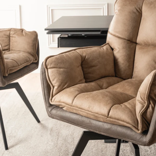 Scaun pivotant ISLA maro