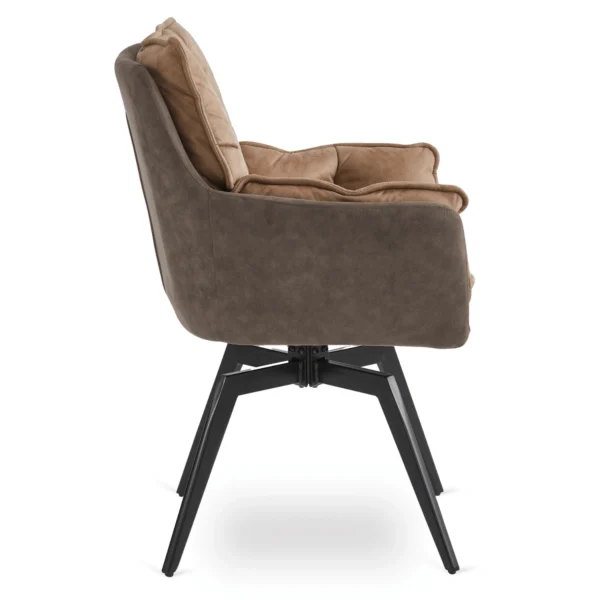 Scaun pivotant ISLA maro