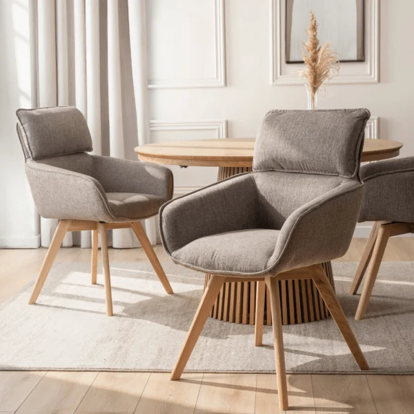 Scaun pivotant DIAS maro