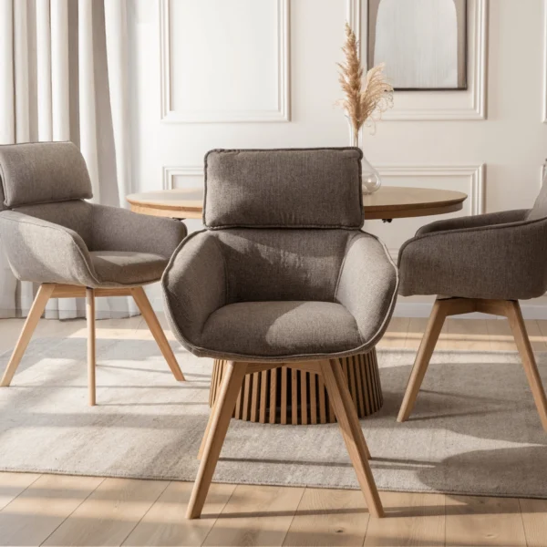 Scaun pivotant DIAS maro