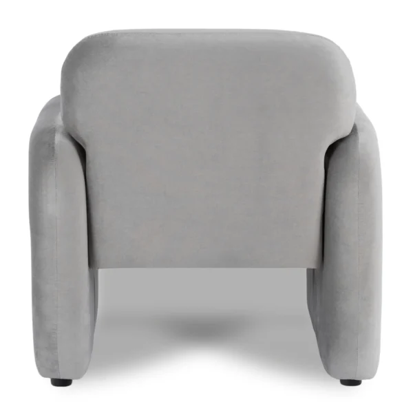 Scaun reclinabil TOGO din velur gri