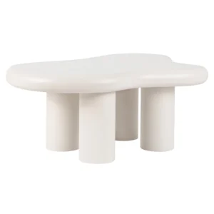 Măsuță de cafea PERLA, albă