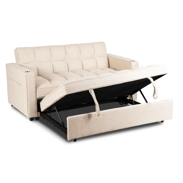 fotoliu-extensibil-aster-2-pentru-dormit-bej-3 ASTER 2 fotoliu rabatabil pentru dormit Bej — Fotolii de relaxare