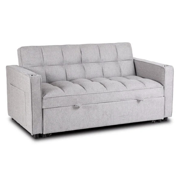 ASTER 2 fotoliu rabatabil pentru dormit Gri — Fotolii de relaxare