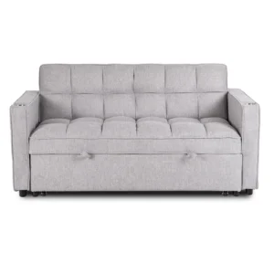 ASTER 2 fotoliu rabatabil pentru dormit Gri — Fotolii de relaxare