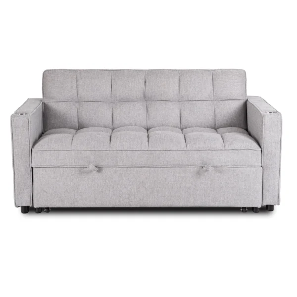 ASTER 2 fotoliu rabatabil pentru dormit Gri — Fotolii de relaxare