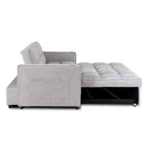 ASTER 2 fotoliu rabatabil pentru dormit Gri — Fotolii de relaxare