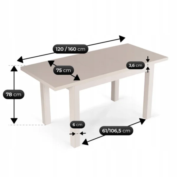 masa-skubi-extensibila-120-160-cm-culoare-casmir-8 SKUBI Masă pliabilă 120-160 cm Cașmir — Mese