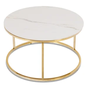 masuta-de-cafea-venice-marmura-alba-auriu-4 Măsuță de cafea VENICE Marmură albă / aur — Măsuțe rotunde