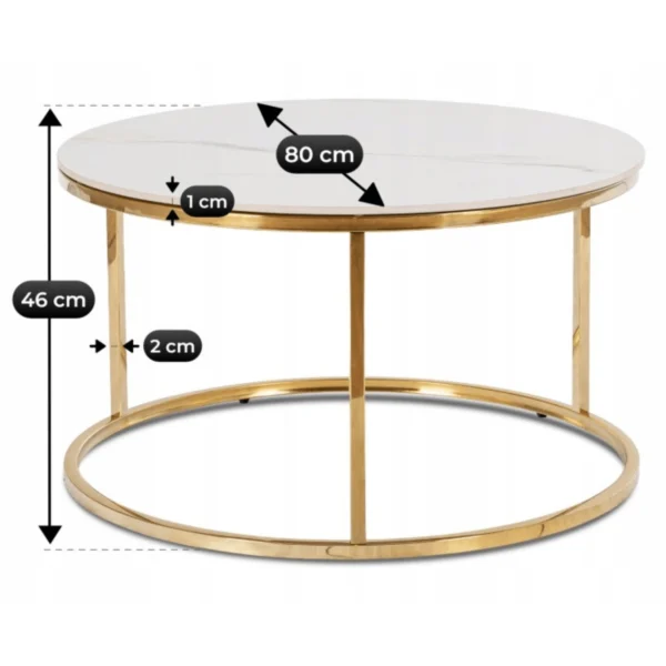 masuta-de-cafea-venice-marmura-alba-auriu-6 Măsuță de cafea VENICE Marmură albă / aur — Măsuțe rotunde
