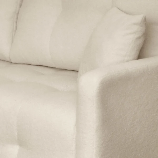 Canapea SEUL Beige Boucle — Canapele și sofale