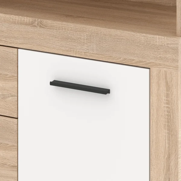 product-14761-3 Comodă BLAGO MIDI B 119,5 cm Stejar Sonoma / alb — Comode