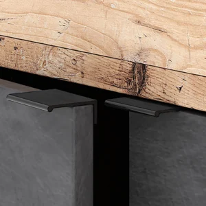 Comodă cu sertare BLAGO 180 cm Negru/Oak — Comode