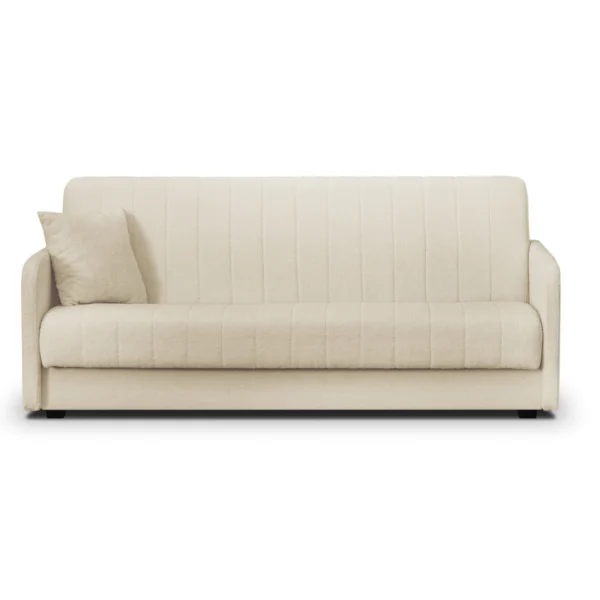 PORTO canapea extensibilă Bej deschis Boucle — Canapele și sofale