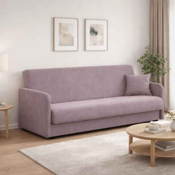 product-14770-0-1 PORTO Canapea pliabilă Bej — Canapele și sofale