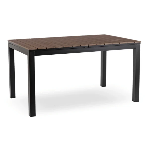 product-14771-0 Masă de grădină ARGOS 140-180 cm nuc/negru — Mese și măsuțe