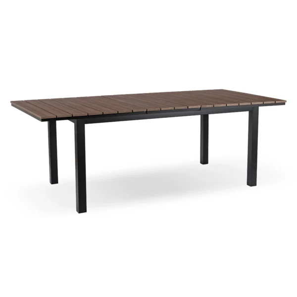 product-14771-2 Masă de grădină ARGOS 140-180 cm nuc/negru — Mese și măsuțe