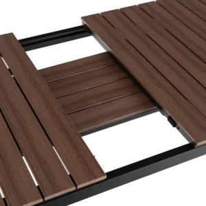 product-14771-3 Masă de grădină ARGOS 140-180 cm nuc/negru — Mese și măsuțe