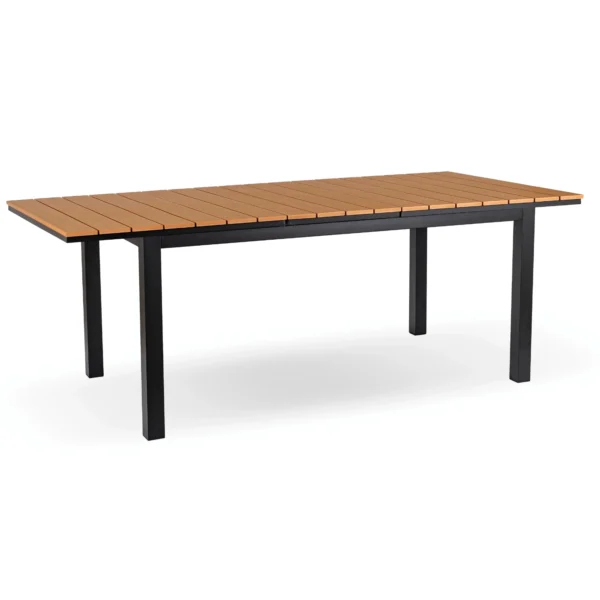 product-14774-3 Masă de grădină ARGOS 140-180 cm stejar/negru — Mese și măsuțe