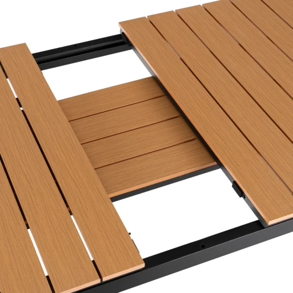 product-14775-4 Masă de grădină ARGOS 160-210 cm stejar/negru — Mese și măsuțe