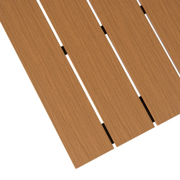 Masă de grădină ARGOS 160-260 cm stejar/negru — Mese și măsuțe