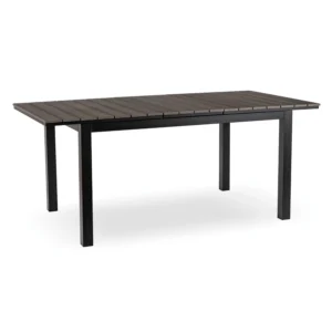 product-14777-3 Masă de grădină ARGOS 140-180 cm Stejar gri închis/negru — Mese și măsuțe