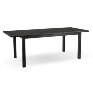 product-14778-2 Masă de grădină ARGOS 160-210 cm Gri închis Stejar/Negru — Mese și măsuțe