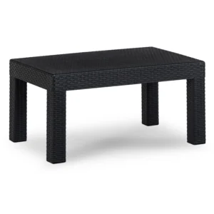 Set mobilier de grădină SAVIO negru — MOBILA