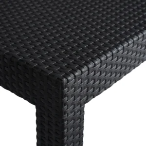 Set mobilier de grădină SAVIO negru — MOBILA