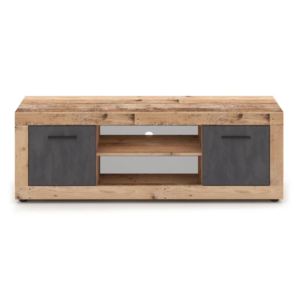Dulap RTV BLAGO 140 cm Raw Oak/Graphite — Comode